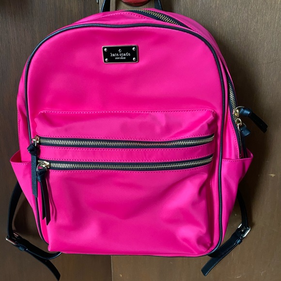 hot pink backpack